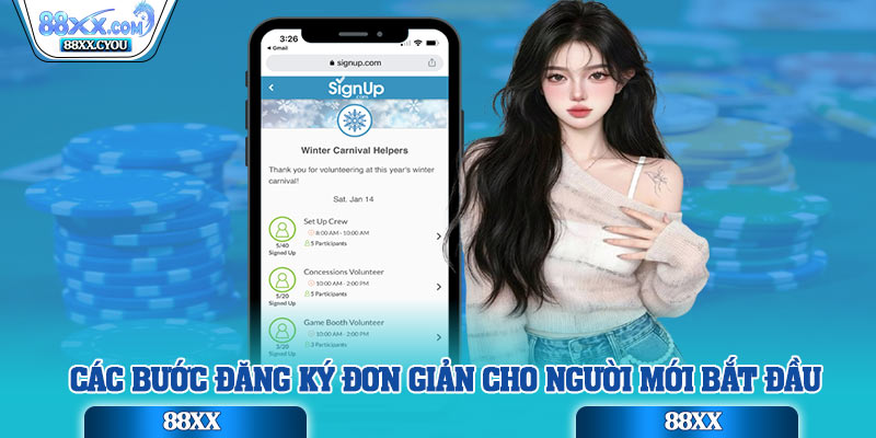 Các bước đăng ký đơn giản cho người mới bắt đầu