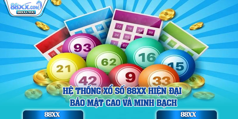 Hệ thống xổ số 88XX hiện đại, bảo mật cao và minh bạch